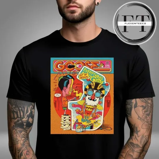 Discover Goose The Band Poster Show In Gilford NH On June 27 2025 T-Shirt