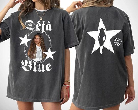 Discover Dj Blue Cowboy Carter Tour Inspired Shirt, Dj Blue Shirt, Beyonce Houston T-Shirt