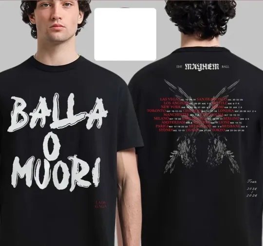 Discover Ld ga The Mayhem Ball Tour 2025 2026 Good Print hot Shirt Fan New