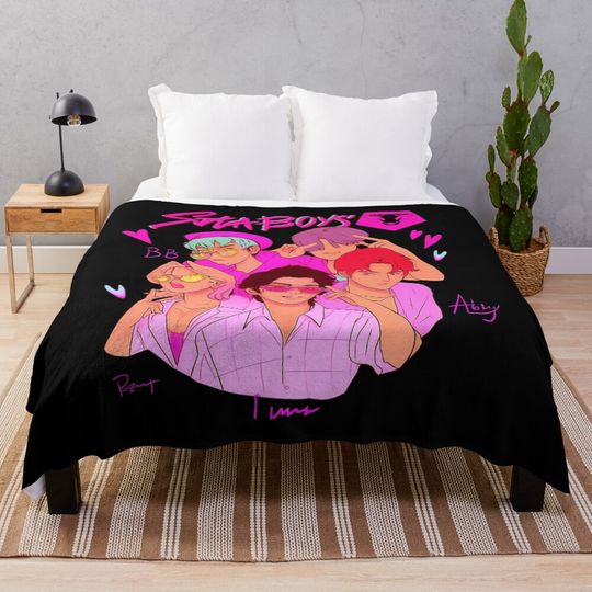 Discover Saja Boys Band Throw Blanket
