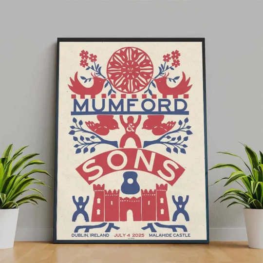 Discover Mumford Sons Tour Dublin, UK 04 Jul 2025 Poster