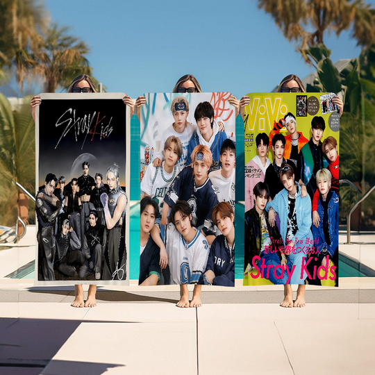 Discover S-Stray K-Kids Kpop Big Microfiber Beach Towels