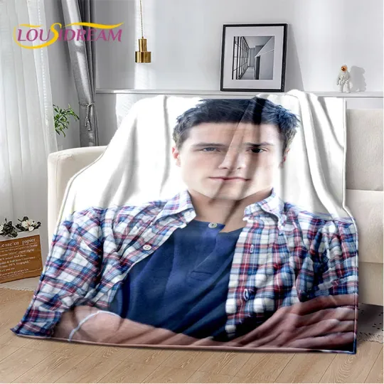 Discover 3D Handsome Josh Hutcherson Star Soft Flannel Blankets