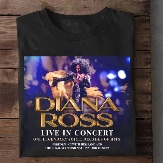 Discover Diana Ross 2025 tour T-Shirt, Gift For Fan