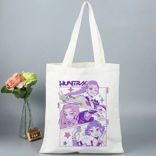 Discover Hot Anine K-Pop Demon Hunters Tiger Tote Bag