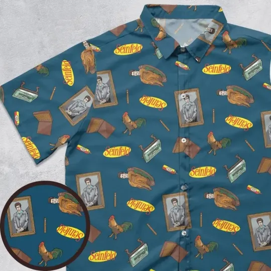 Discover Seinfeld Kramer Icons Pop Culture Hawaiian Shirt