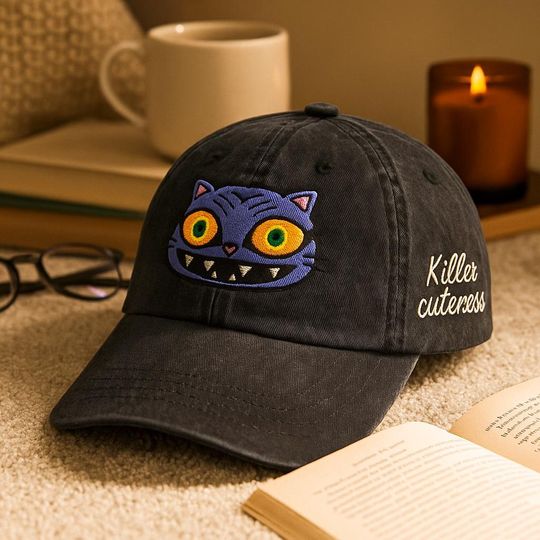 Discover Embroidered Demon Hunters Tiger Vintage Hat, Demon Hunter Tiger Kpop
