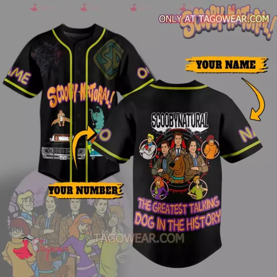Discover Scooby-natural The Greatest Talking Dog In The History Personalized Baseball