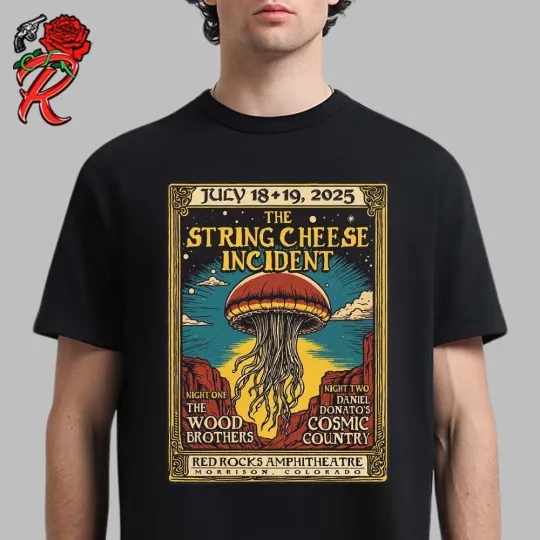 Discover The String Cheese Incident For Shows In Morrison Colorado 2025 T-Shirt