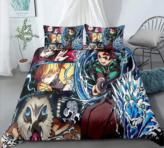 Discover Demon Bedding Set Duvet Cover for Single Double Queen King Size Beds