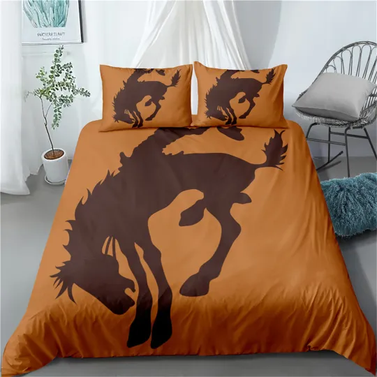 Discover Cowboy Single Double Queen King Super King Bed Duvet Quilt Doona Cover Set