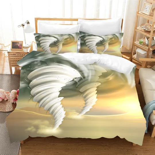 Discover Desert Tornado Bedding Set Duvet Cover for Single Double Queen King Size Beds