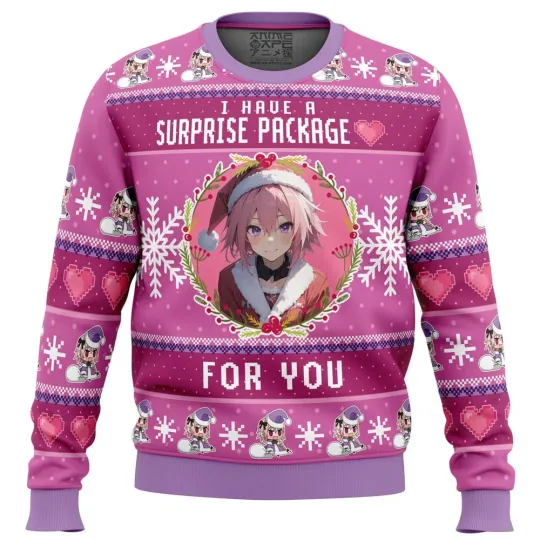 Discover Surprise package astolfo fate apocrypha ugly sweater
