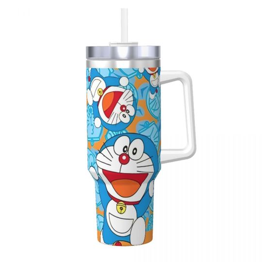 Discover Kawaii Doraemons Cartoon Tumbler 40 oz