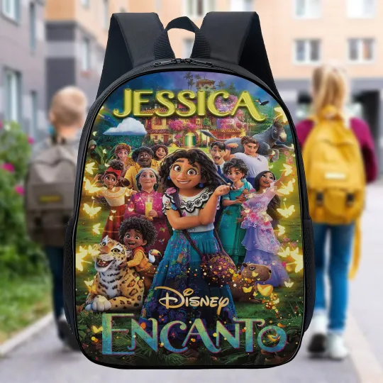 Discover Personalized Magic Land Backpack, Custom Name Special Power Family Movie