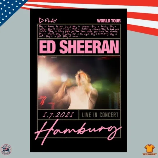 Discover Ed Shee Play Photo July 5 2025 World Tour Poster