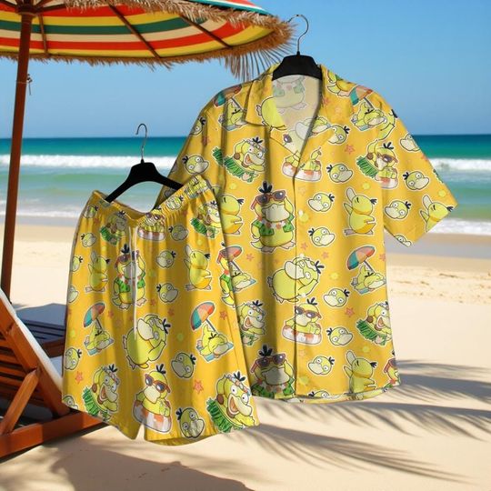 Discover Duck Hawaii Shirt, Hawaiian Aloha Shirt, Tropical Button-Up, Festive Irish Aloha Shirt