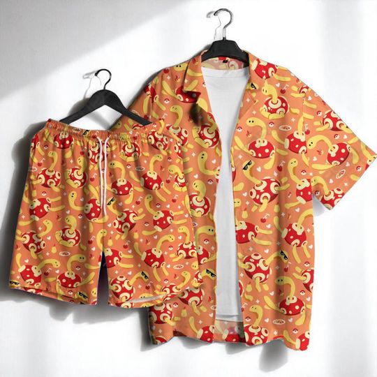Discover Turtle Hawaiian Shirt and Shorts Set for Family, Tropical Button-Up Shirt