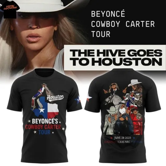 Discover Beyonce Cowboy Carter Tour NRG Stadium Houston 3D Shirt