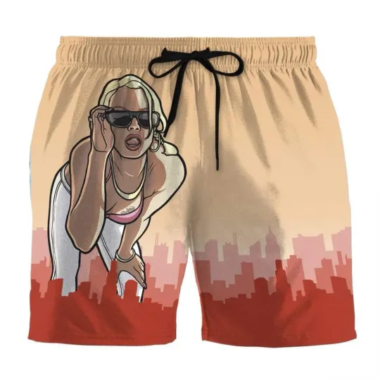 Discover 3D GTA San Andreas  Beach Shorts