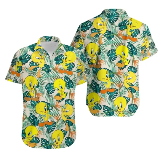 Discover Hawaiian Tropical Tweety Vibes Shirt