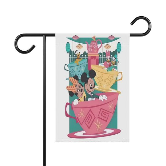 Discover Disneyyy Mickeyy mouse and friends Garden Flag