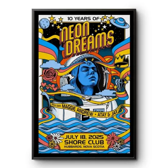 Discover 10 Years Of Neon Dreams July 18, 2025 The Shore Club, Hubbards, Nova Scotia Post