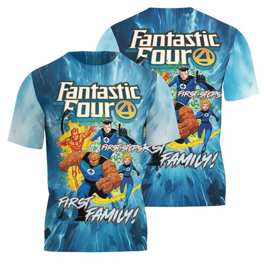 Discover Fantastic Four First Steps Tee 3D