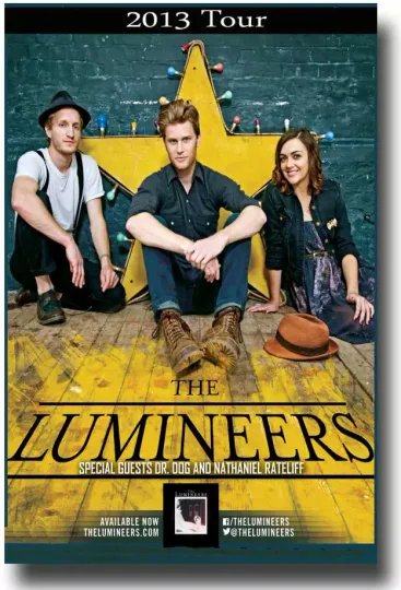 Discover The Lumineers 2013 Tour Poster