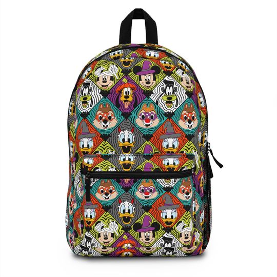 Discover Disneyyy Halloween Backpack, Disneyyy Backpack, Back to School Book Bag, Disneyyy Bag, Kids Backpack, Travel Bag, Disneyyy Trip Accessories
