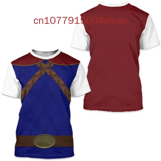 Discover 2025 New Snoww Whitee T-shirt 3D Printed Disneyyy Men's Women's