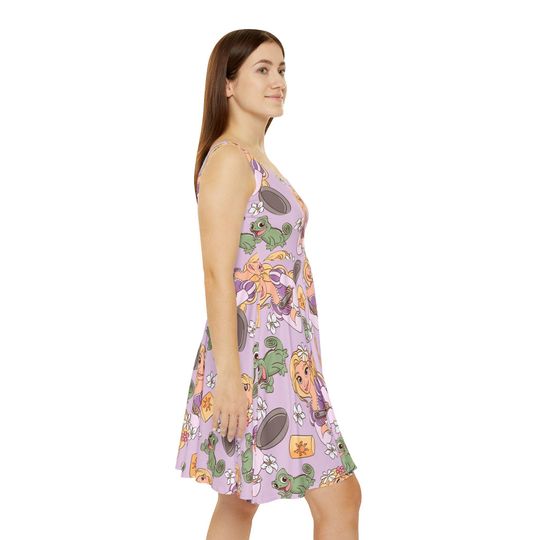 Discover Rapunzell Athletic Dress, Disneyyy Dress, skater dress, park outfit, Disneyyy adult