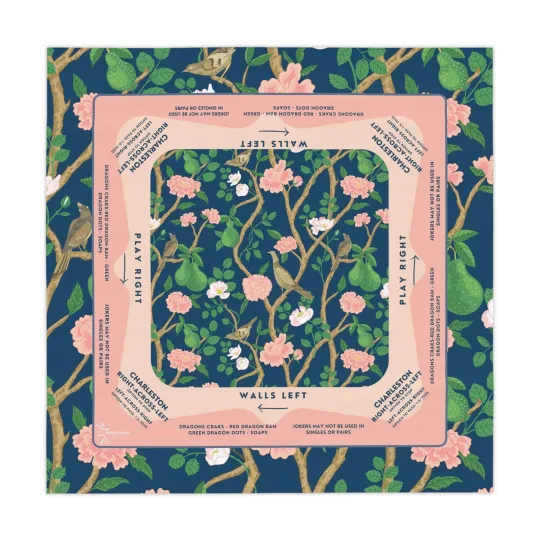 Discover Floral Design Mahjong Mats, Gift for Friends
