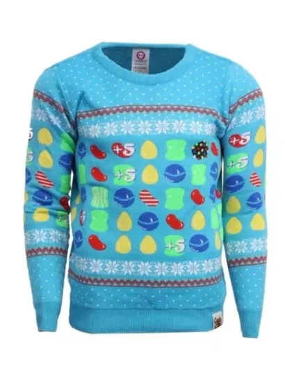 Discover Small (UK) Candy Crush Ugly Christmas Xmas Jumper / Sweater by Numskull King