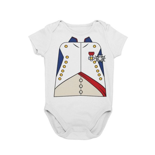 Discover Napoleon Bonaparte Baby Halloween Costume Bodysuit | Baby Cosplay | French General Costume | Historical  | Baby Shower | Birth Announcement