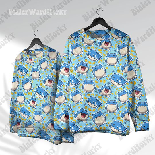 Discover Seal Cute Hoodie  Anime Water Type Hoodie  Anime Gifts