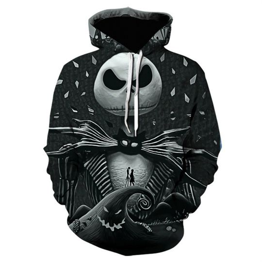 Discover 2025 Nightmaree Beforee Christmass 3D Printed Hoodie, Jack Sally Hoodie