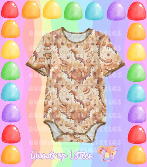 Discover Dis Food Snap Bodysuit 3D Onesie