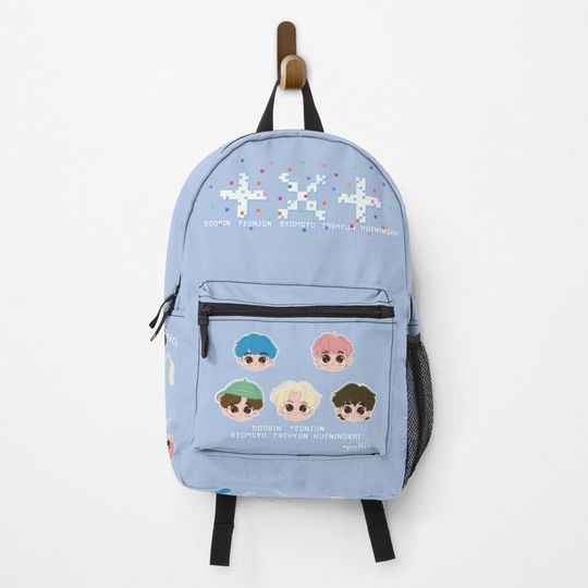 Discover Chibi TXT Blue Hour fanart Backpack