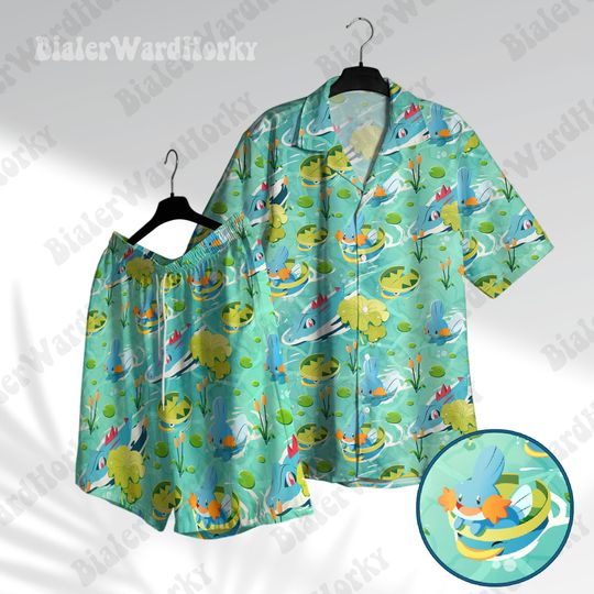 Discover Water Character Hawaiian Shirt Water Type Aloha Shirt Hawaii Shirt Anime Shirt Lake Gifts