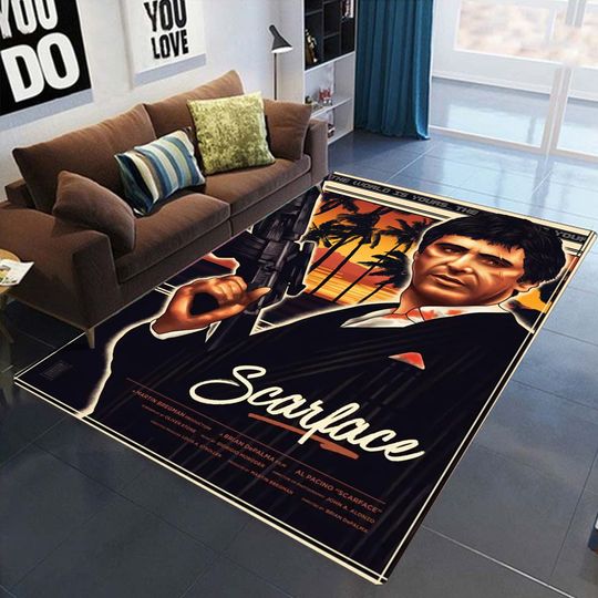 Discover Scarface Tony Montana The World Is Yours  Movie Rug