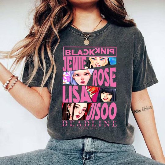 Discover Blackpink Inspired Tour T-Shirt,