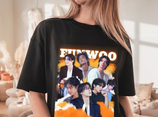 Discover Cha Eun Woo Vintage Graphic Shirt