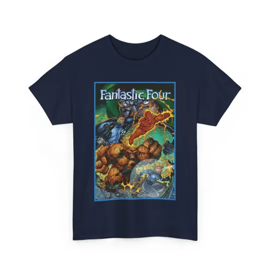 Discover Fantastic Four T-Shirt - Marvel Comics - Heroes Reborn - Jim Lee Art - The Thing