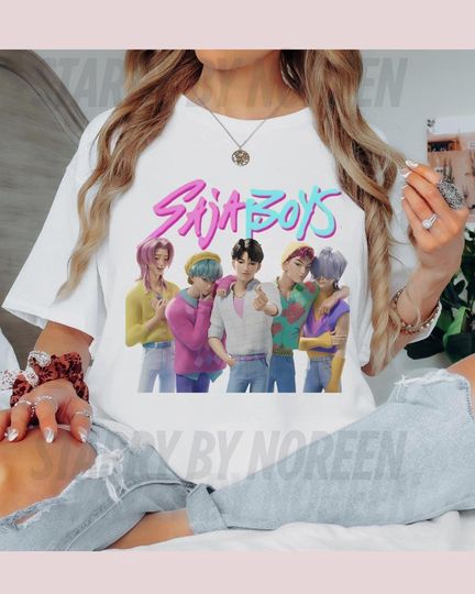 Discover Kpop Saja Boys Comfort Color TShirt,Hunters Tee,Demon Hunters Merch, Kpop Huntrix shirt, Saja Boys Fan Gifts, Graphic Tee Kpop demon hunters