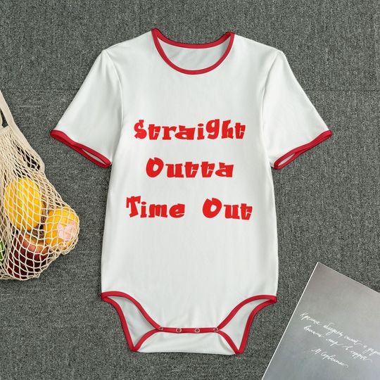 Discover Straight Outta Time Out Adult Onesie