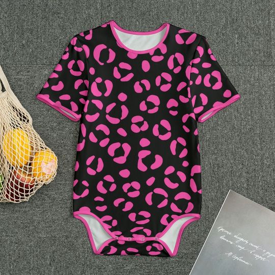Discover Hot Pink Leopard Print Adult Onesie