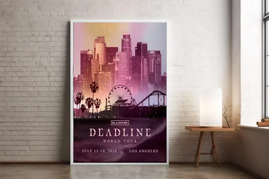 Discover BLACKPINK Deadline World Tour 2025 Exclusive Poster For Los Angeles