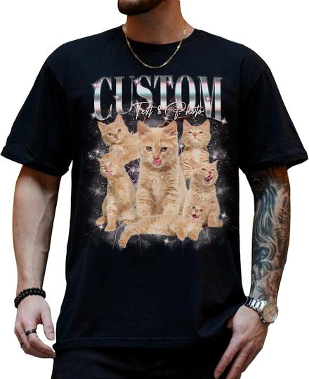 Discover Custom Your Photo Bootleg Rap Shirt Custom Girlfriend Face Shirt