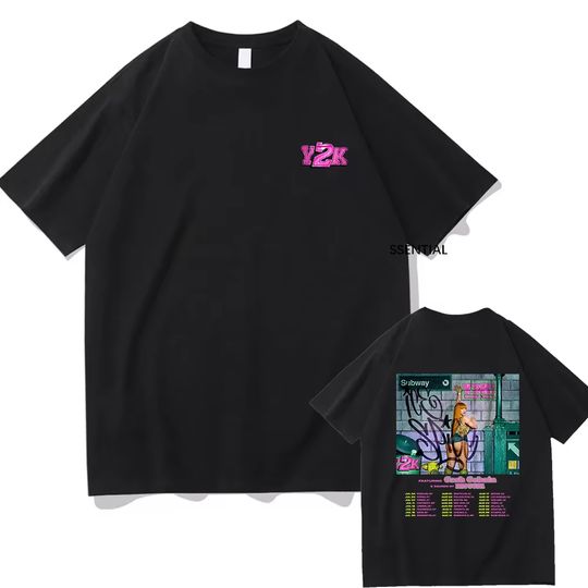 Discover Ice Spice Y2K World Tour 2025 Tshirt Retro Did It First T-Shirt